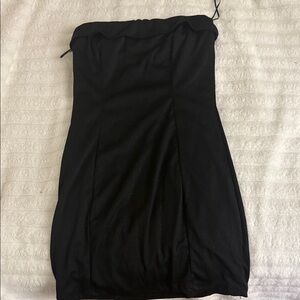 Windsor Classic Black Strapless Dress